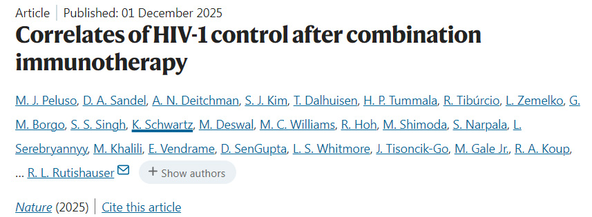 組合免疫療法后HIV-1控制的相關(guān)因素 組合免疫療法后HIV-1控制的相關(guān)因素