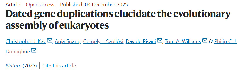 基于年代的基因復(fù)制事件揭示了真核生物的進(jìn)化組裝過程 基于年代的基因復(fù)制事件揭示了真核生物的進(jìn)化組裝過程