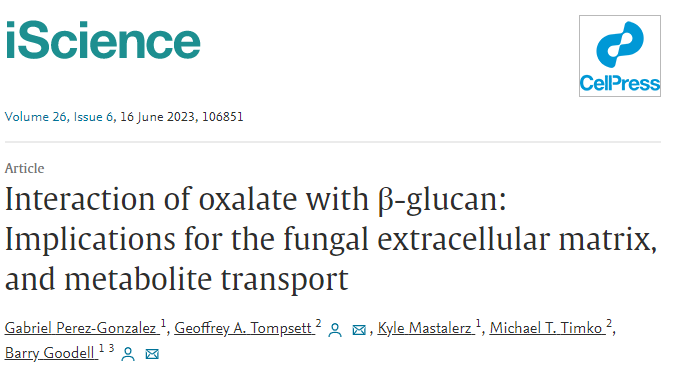 一些微生物的ECM只有在草酸或其他單酸存在時(shí)才會(huì)形成凝膠 一些微生物的ECM只有在草酸或其他單酸存在時(shí)才會(huì)形成凝膠
