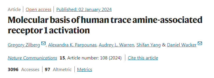 人類微量胺相關(guān)受體1激活的分子基礎(chǔ) 人類微量胺相關(guān)受體1激活的分子基礎(chǔ)