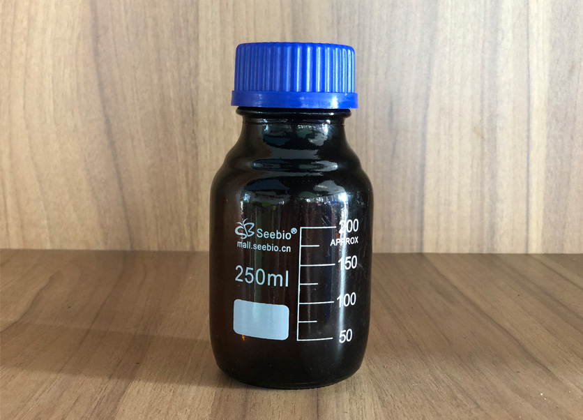 試劑瓶,藍蓋,棕色瓶身,容積250mL